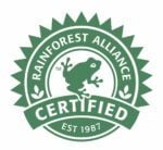 Rainforest Alliance Certified Est 1987 logo