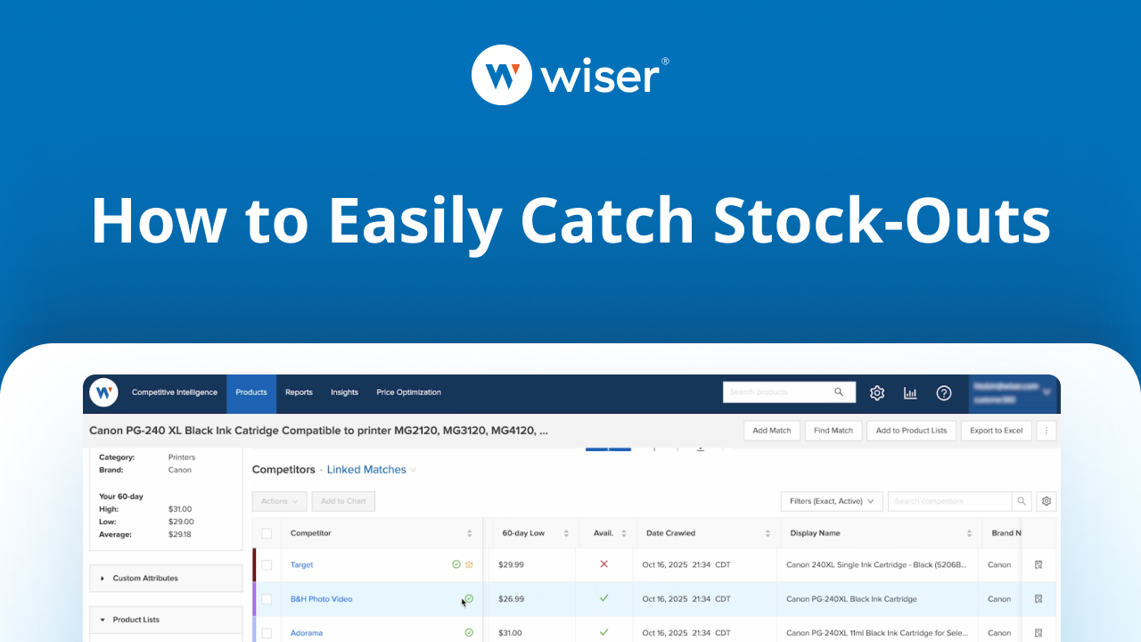 Visibilité des ruptures de stock grâce à l'intelligence économique Vidéo en vignette