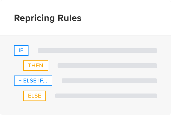 Online Repricing Rules Mockup