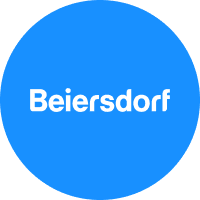 Logotipo de Biersdorf azul