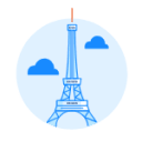 Paris office illustration