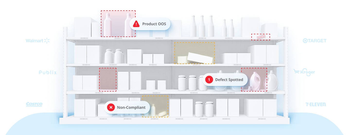 Shelf Intelligence product's dashboard mockup